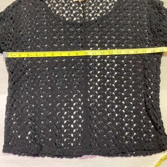 Staring at Stars Black Crochet Sweater - Picture 7 of 8